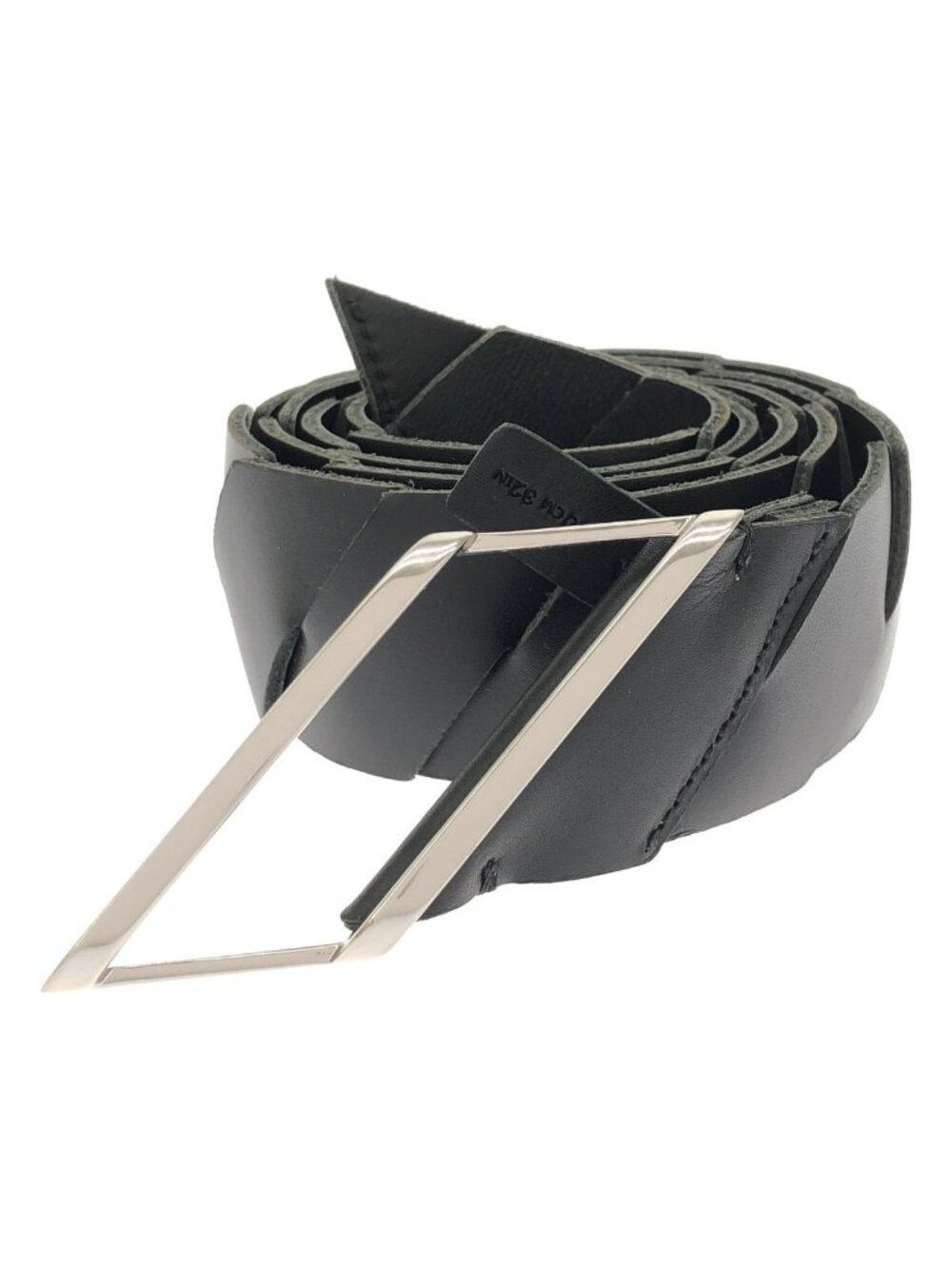Bottega Veneta Leather Belt Black 80